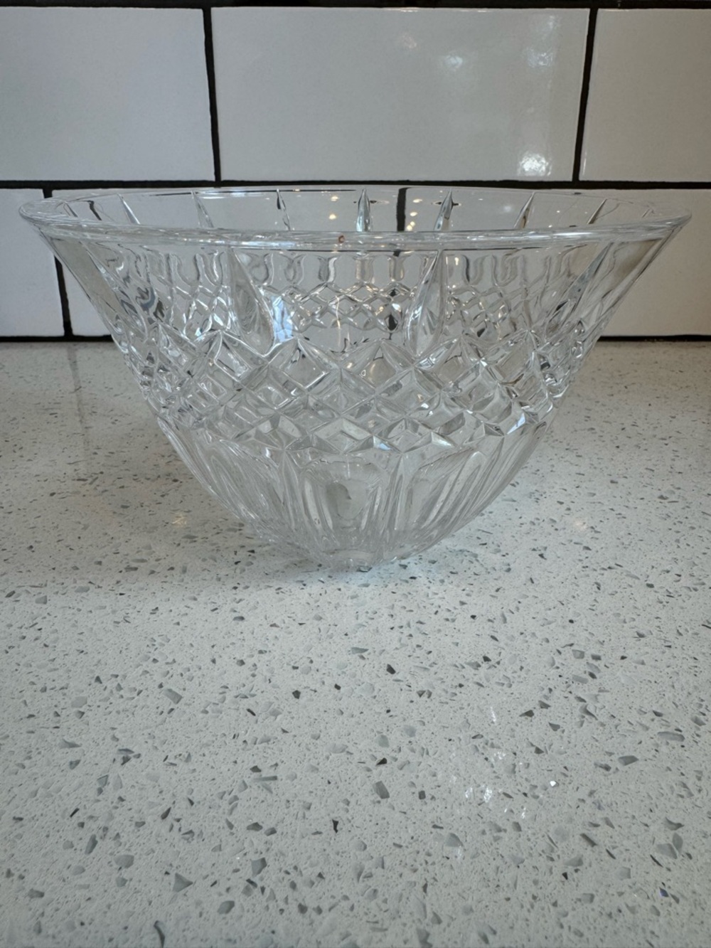 NWT Marquis by Waterford 8” Shelton Crystal Vase – Cut Glass Elegance